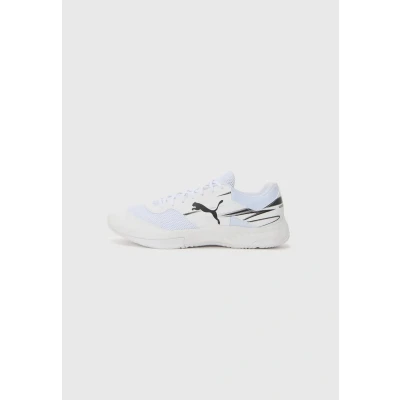 Image of Puma Unisex Varion Ii Indoor Court Shoe, White Black, 4.5 UK