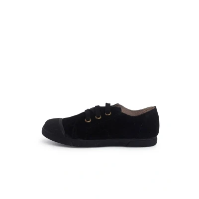 Image of Pisamonas Casual laceups for kids, Size: 11K, Black Leather