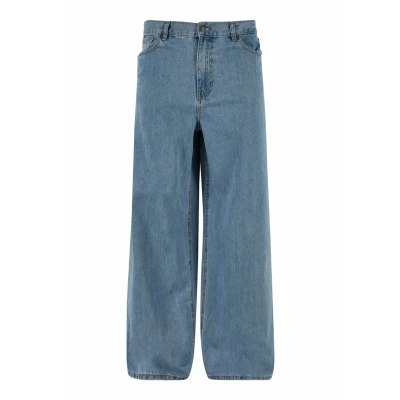 Image of Urban Classics Loose Relaxed fit jeans, Men&#039;s, Size: 36, Light blue washed