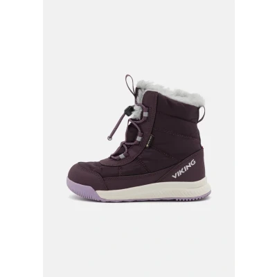 Image of Viking AERY WARM GTX Unisex Winter boots for kids, Size: 11.5K, Grape/lilac Textile/synthetics