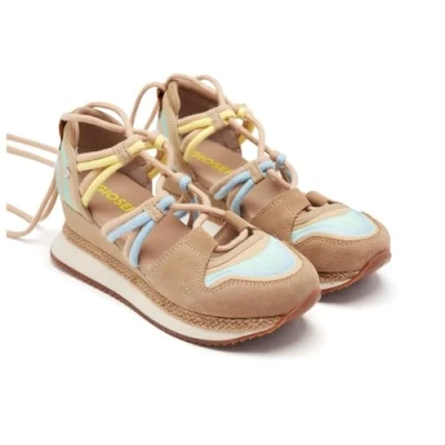 Image of Gioseppo Bridport Trainers, Women&#039;s, Size: 5, Beige Imitation leather/ textile