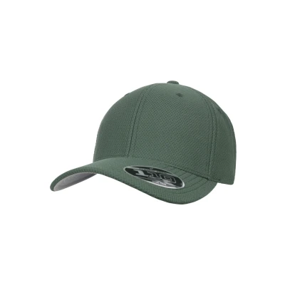 Image of Flexfit Unisex Cap for Men and Women 110 Hybrid Baseball Sport &amp; Streetwear Cap, Green, One Size