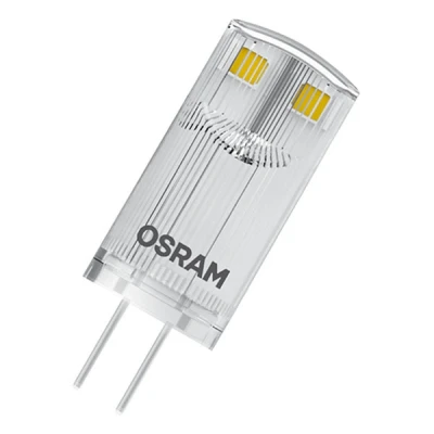 Image of OSRAM LED PIN 12 V Pack of 2 x G4 Base Bulbs, 0.90W = 10W Incandescent Equivalent Warm White 2700K