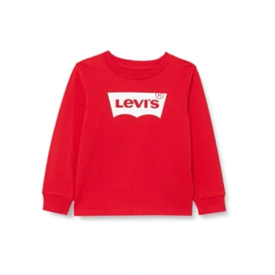 Image of Levi&#039;s Batwing TEE Long sleeved top for kids, Size: 6y, Red/white