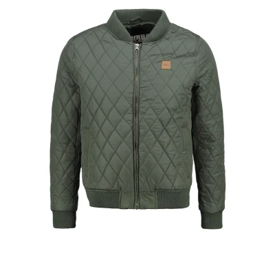 Image of Urban Classics Diamond Light jacket, Men&#039;s, Size: XXL, Olive