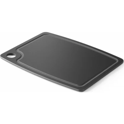 Image of Hendi Cutting board non slip dishwasher safe black wood fiber 44 x 32.5 cm
