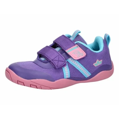Image of LICO Aride Trainers for kids, Size: 2.5, Violet/turquoise shoes