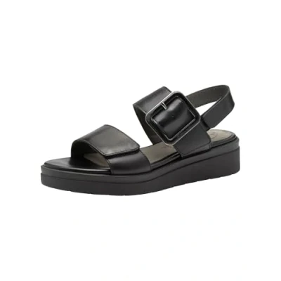Image of Tamaris Comfort Platform sandals, Women&#039;s, Size: 380, Black nappa shoes