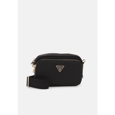 Image of Guess Gemma Crossbody Camera Across body bag, Women&#039;s, Size: One Size, Black