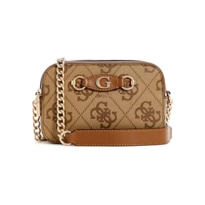 Image of Guess IZZY Camera BAG Across body bag, Women&#039;s, Size: One Size, Latte
