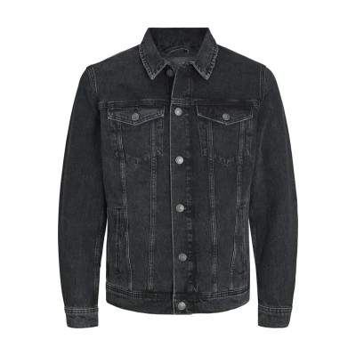 Image of Jack &amp; Jones MF 823 NOOS denim jacket, Men&#039;s, Size: Small, Black