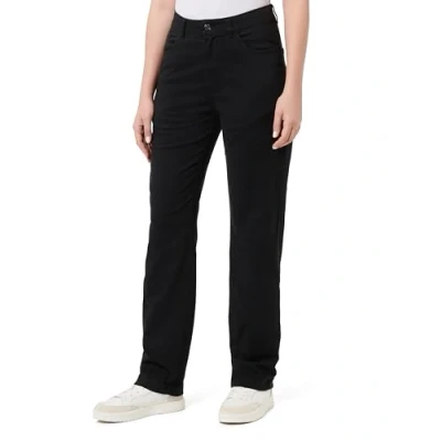 Image of Calvin Klein Jeans Stretch HIGH RISE Straight PANT Trousers, Women&#039;s, Size: 27, Black