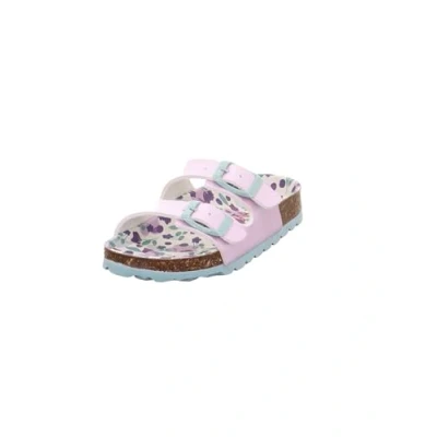 Image of Superfit Slippers for kids, Size: 10/10.5K, Lila/türkis Imitation leather/ textile
