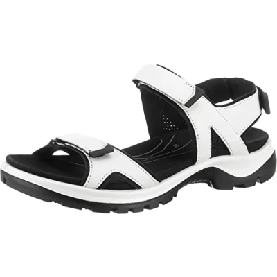 Image of ECCO Offroad Walking sandals, Women&#039;s, Size: 5 5.5, White Leather