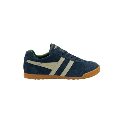 Image of Gola Harrier Suede CMA192SG, Sneakers, Navy Feather Grey Evergreen, 43 EU