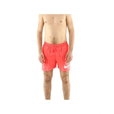 Image of Nike Performance Volley Slogo Solid Swimming shorts, Men&#039;s, Size: XS, Bright crimson