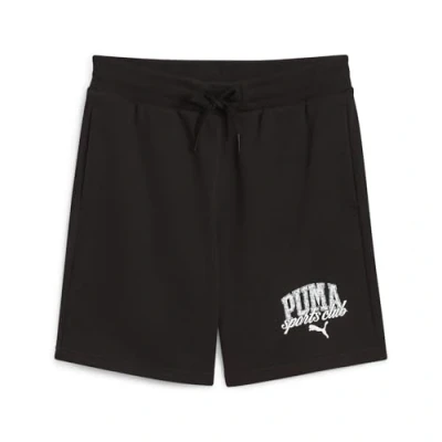 Image of Puma Class Unisex Sports shorts for kids, Size: 14y (13 14y), Black