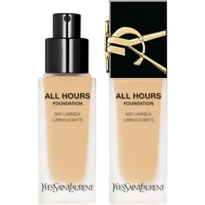 Image of Yves Saint Laurent All Hours Luminous Matte Foundation with SPF 39 25ml (Various Shades) LW7