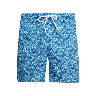 Image of Urban Classics Floral SWIM Shorts Swimming shorts, Men&#039;s, Size: Small, Navy