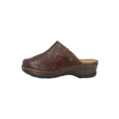 Image of Josef Seibel Clogs, Women&#039;s, Size: 6, Brown Leather