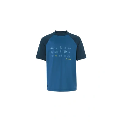 Image of Vaude Solaro Print Tshirt for kids, Size: 2y, Ultramarine