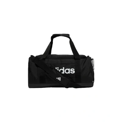 Image of adidas Performance Linear Duffel Small Sports bag, Size: One Size/No Size, black white