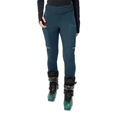 Image of VAUDE Women&#039;s Larice Tights Trousers, Dark Sea, 34