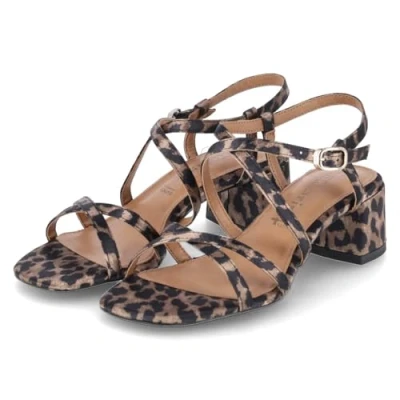Image of Tamaris Sandals, Women&#039;s, Size: 5, Leopard shoes