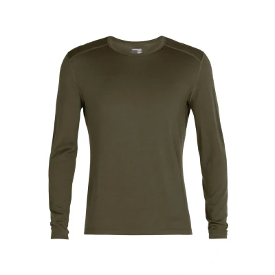 Image of Icebreaker TECH Crewe Undershirt, Men&#039;s, Size: Small, Loden