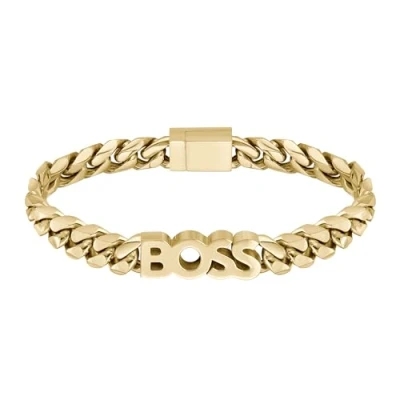 Image of BOSS Kassy Bracelet goldcoloured, Women&#039;s, Size: One Size, Gold coloured