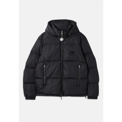 Image of Armani Exchange Men&#039;s Icon Logo Down Puffer Jacket, Black, XXL