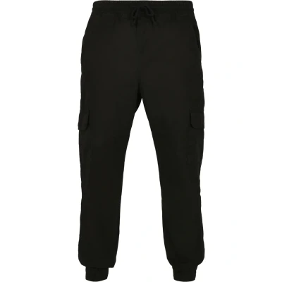 Image of Urban Classics MÄNNER Military Cargo trousers, Men&#039;s, Size: Small, Black