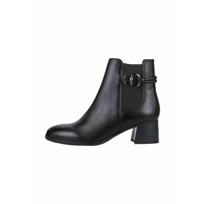 Image of Marco Tozzi Chelsea Ankle boots, Women&#039;s, Size: 5, Black Leather