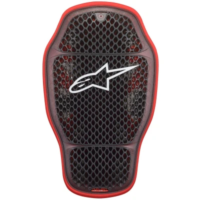 Image of Alpinestars Unisex Nucleon Kr 1 Celli Gennemsigtig Smoke Red Protector, Red, S EU