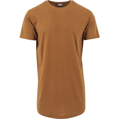 Image of Urban Classics Shaped LONG Basic Tshirt, Men&#039;s, Size: Large, Toffee