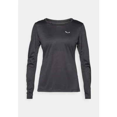 Image of Salewa PUEZ Melange DRY TEE Long sleeved top, Women&#039;s, Size: 12, Black out