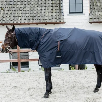 Image of Kentucky Hurricane Horse Rain Coat with stirrup holes