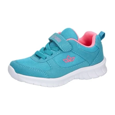 Image of LICO Blaine Trainers for kids, Size: 7.5, Turquoise/pink Textile/synthetics