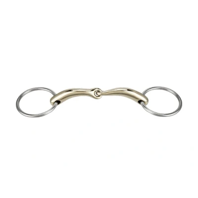 Image of Sprenger Pronamic Loose Ring Snaffle 14mm Single Jointed 135mm Horse Bits Riding Equestrian