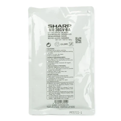 Image of Sharp Developer Black MX 2010U/2310U Pages 100,000, 34SHAMX36GVBA