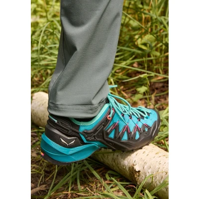 Image of Salewa Wildfire EDGE Hiking shoes, Women&#039;s, Size: 5.5, Malta/vivacious Leather and textile