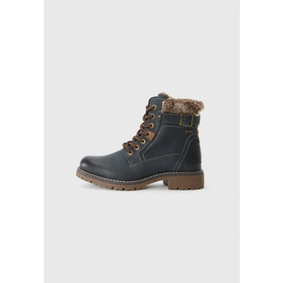 Image of TOM TAILOR Women&#039;s 4290220003 Fashion Boot, Navy, 5 UK