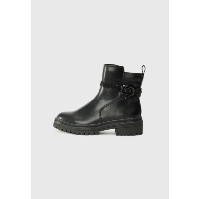 Image of Marco Tozzi Wedge Ankle Boots, Women&#039;s, Size: 5, Black shoes