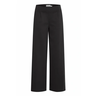 Image of ICHI WIDE Trousers, Women&#039;s, Size: XL, Black