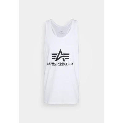 Image of Alpha Industries TANK Top, Men&#039;s, Size: 3XL, White