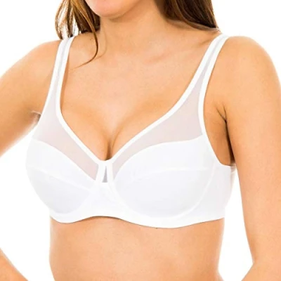 Image of DIM Generous Classic Underwire BRA Underwired bra, Women&#039;s, Size: 36DD, Blanc