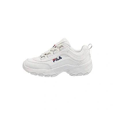 Image of Fila Strada KIDS Teens Trainers for kids, Size: 1.5, White High quality imitation leather