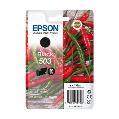 Image of Epson 503 Chillies, Genuine Black Ink Cartridge