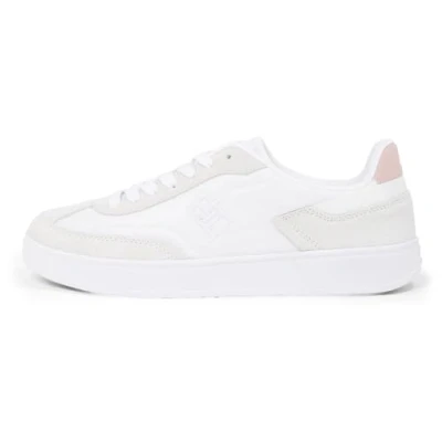 Image of Tommy Hilfiger THE Heritage Trainers, Women&#039;s, Size: 6, White Leather
