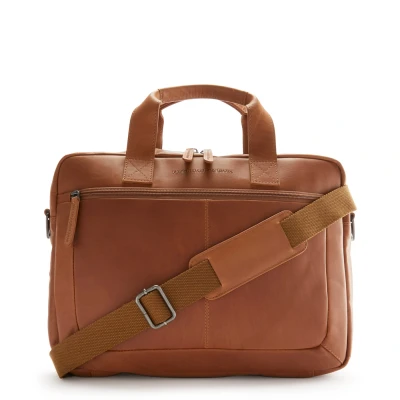 Image of The Chesterfield Brand Leather Laptop Bag Cognac Calvi